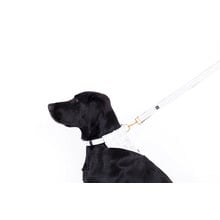 Grey Check Dog Lead
